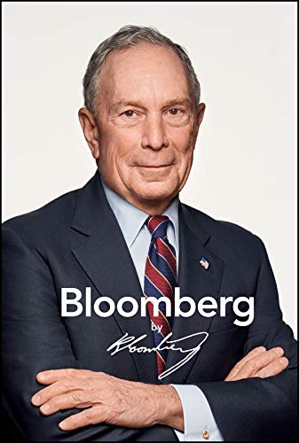 Book cover featuring a portrait of Michael Bloomberg in a suit and tie.