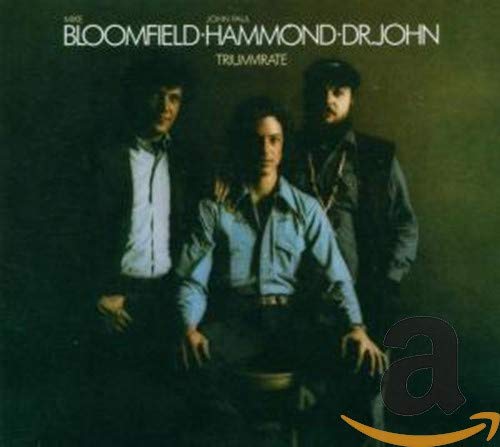 Album cover featuring three musicians, Bloomfield, Hammond, and Dr. John.