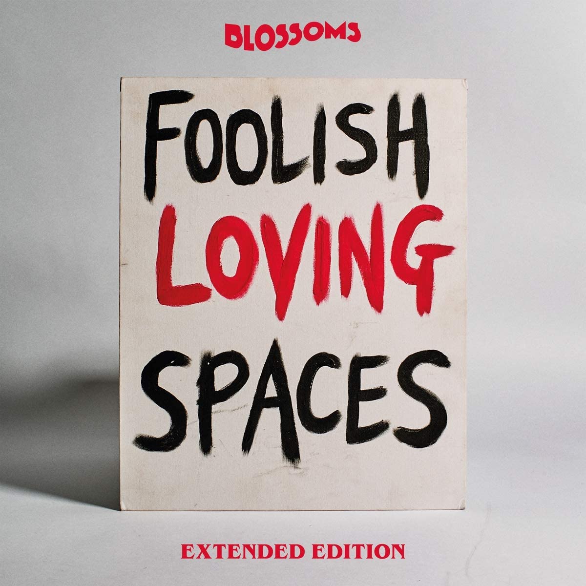 Compact disc with a silver surface, packaged in a cardboard sleeve with "Blossoms" label.