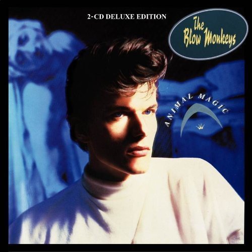 "Album cover featuring a man in white shirt, with 'The Blow Monkeys' text."