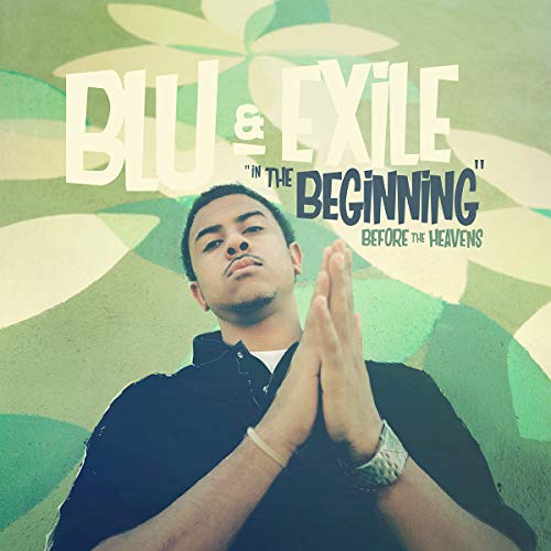 Blu & Exile album cover featuring a man with praying hands.