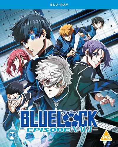 Blue Lock Episode Nagi Blu-ray cover featuring anime soccer players.
