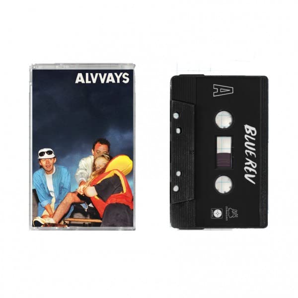 Audio cassette tape with album artwork featuring three people.