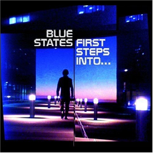 CD cover: Silhouette walking toward bright, pixelated blue light.
