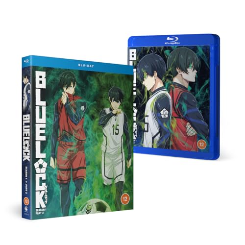 Bluelock - Part 2" Blu-ray case featuring two anime soccer players.