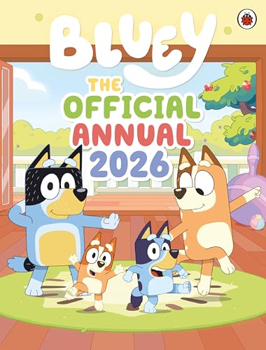 Bluey and family characters on the cover of the 2026 annual.