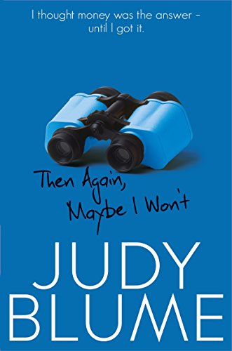 Book cover: “Then Again, Maybe I Won’t” by Judy Blume, with binoculars.