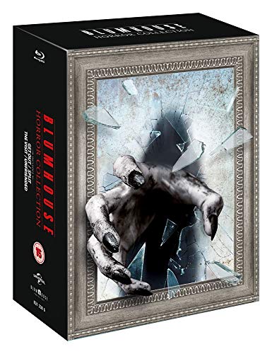 Blumhouse Horror Collection Blu-ray case with a broken frame image.