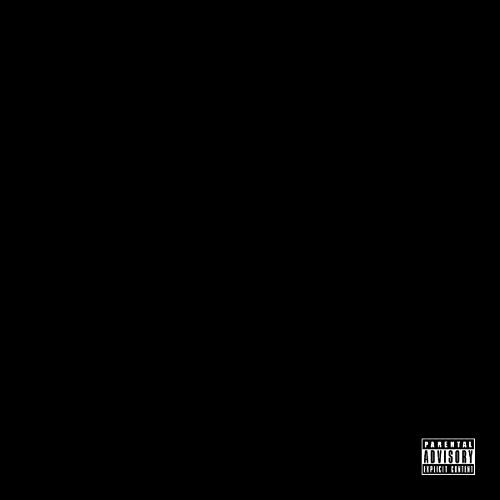 Black square album cover with a small "Parental Advisory" label.