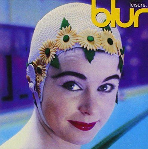 Blur album cover featuring a woman in a floral swimming cap.