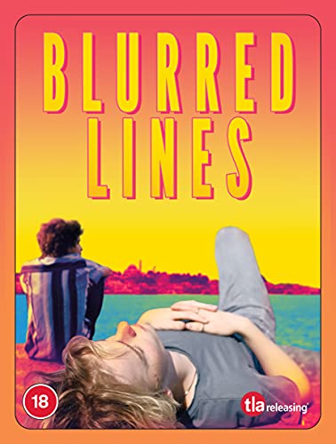 DVD cover for "Blurred Lines" showing two people by the water.
