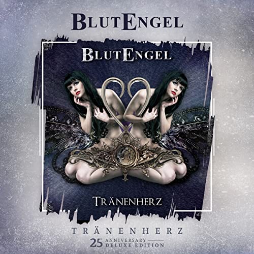 Blutengel album cover: two women with wings and a heart-shaped design.