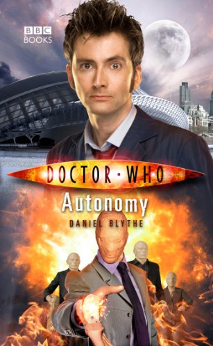 Image of a book with Doctor Who logo and possibly a Time Lord on cover.