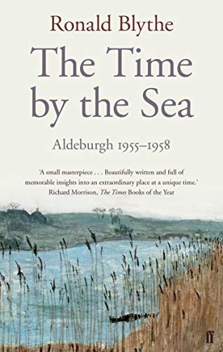 Book cover titled The Time by the Sea by Ronald Blythe featuring a landscape painting.