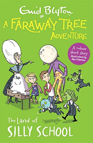 Book cover: children, teacher, and fantastical creatures in a school scene.
