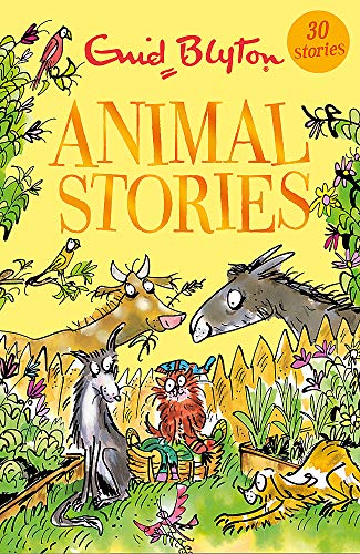 Book cover with illustrated animals: a giraffe, donkey, owl, and dog.
