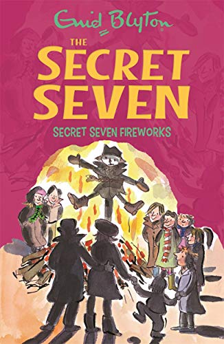 Book cover: children watch a figure amidst fireworks and bonfires.