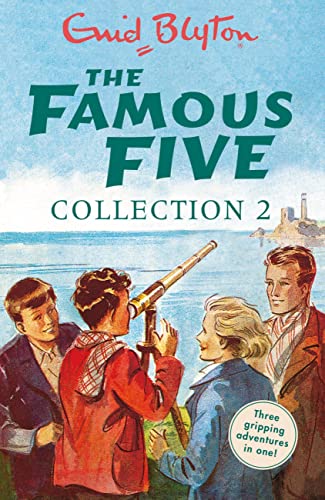 Book cover: children with binoculars looking towards a coastal island.