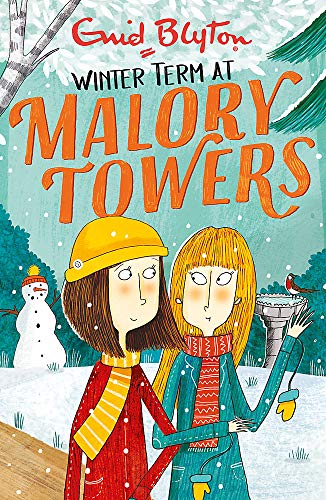 Book cover: two girls in winter clothes stand in a snowy landscape.