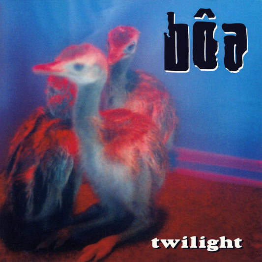 CD cover for Boa’s “Twilight” featuring a blurred image of a bird.