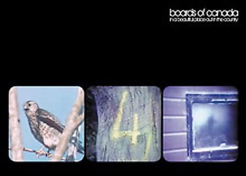 CD cover with bird, number four, and television screen images.