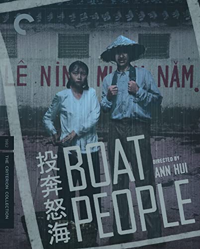 Boat People" Blu-ray cover featuring a man and woman in front of a wall.