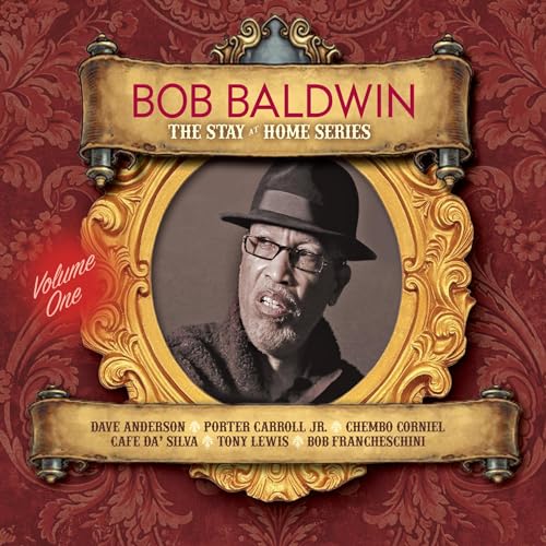 Album cover featuring a portrait of Bob Baldwin in a gold frame on red.