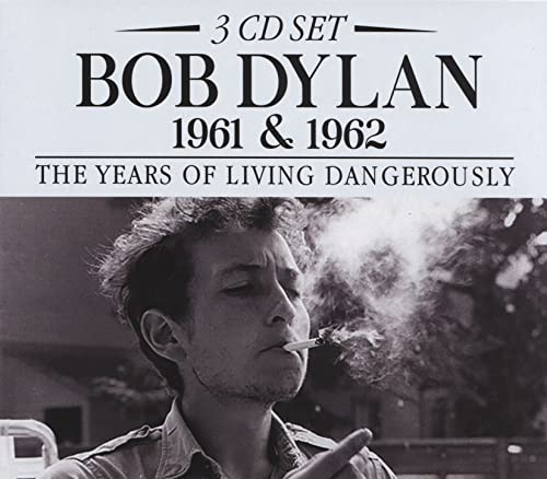 Bob Dylan album cover, black and white photo, three CD set.