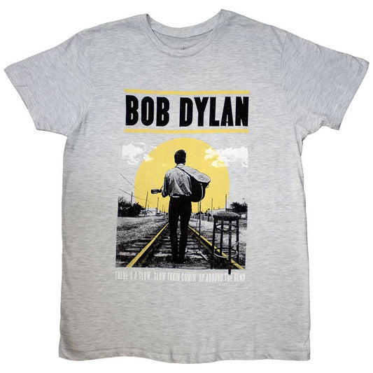 Black t-shirt with Bob Dylan’s “Slow Train” album cover graphic, size X-Small.