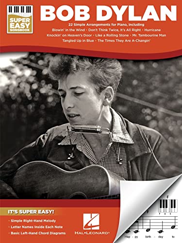 Bob Dylan songbook cover with a black and white photo of the artist.