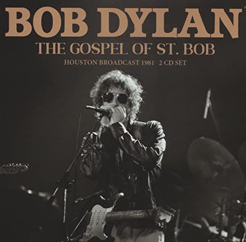 Bob Dylan album cover: black and white photo of Dylan performing.