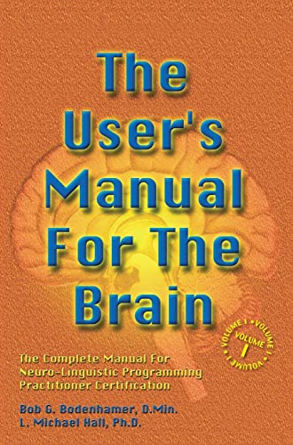 Book cover with orange background, brain illustration, and blue text title for NLP certification.