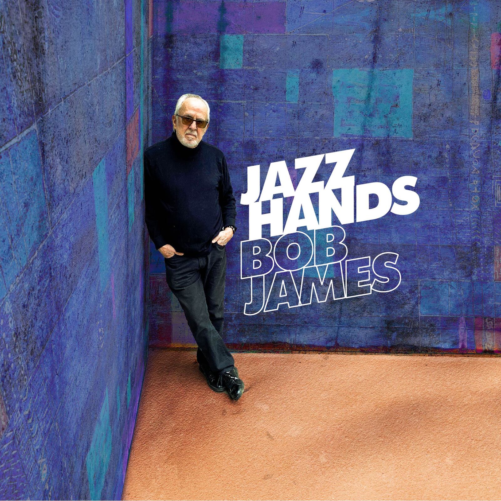Bob James album cover, “Jazz Hands”, featuring a portrait of the artist.