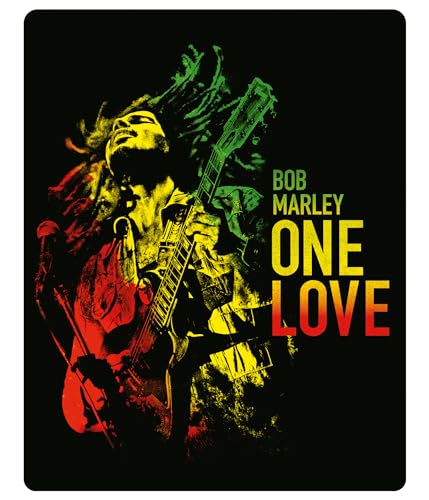 Steelbook case featuring Bob Marley with red, yellow, and green colors.