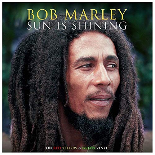 Bob Marley portrait album cover for the vinyl record "Sun Is Shining".
