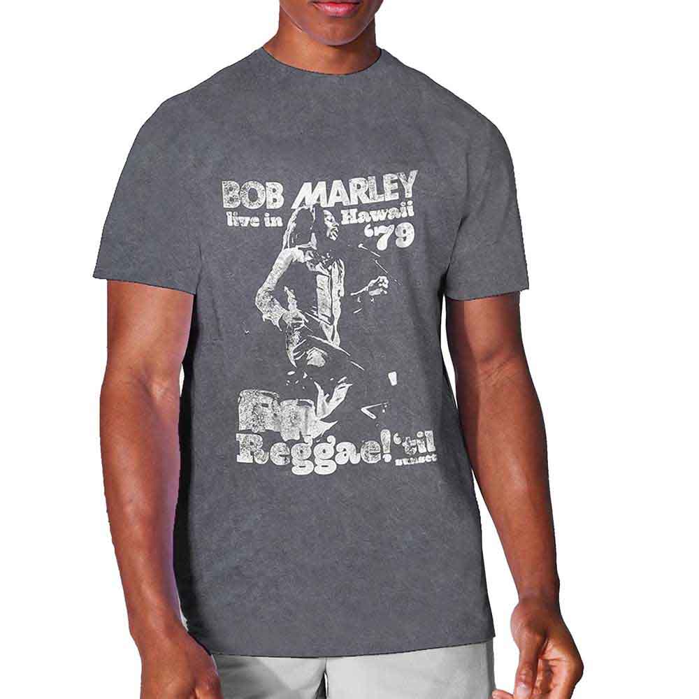 Bob Marley t-shirt, faded wash, Hawaii design, size X-Large.