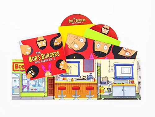 Bob's Burgers Music Album Vol. 2 CD packaging with character art.
