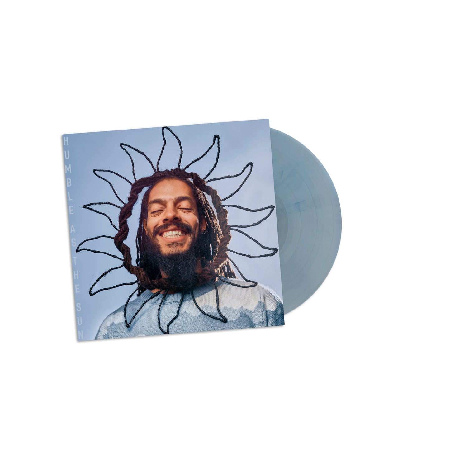 Bob Vylan album cover with a smiling man as a sunflower.
