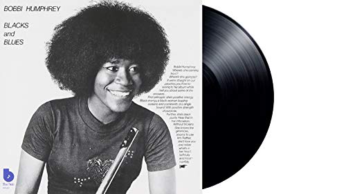 Bobbi Humphrey album cover with portrait and vinyl record shown.