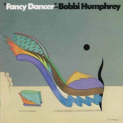 Album cover for Bobbi Humphrey’s “Fancy Dancer” with abstract, colorful shapes.
