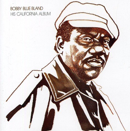 Bobby Bland's album cover featuring a sketch of him wearing a white cap.