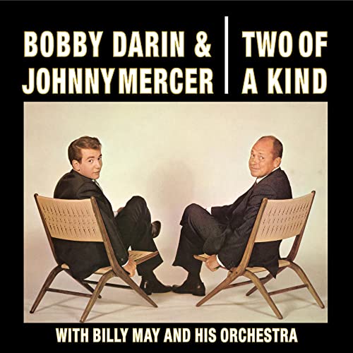 CD cover featuring Bobby Darin and Johnny Mercer seated in chairs.