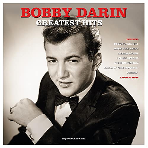 Bobby Darin’s “Greatest Hits” album cover, featuring a portrait of the singer.