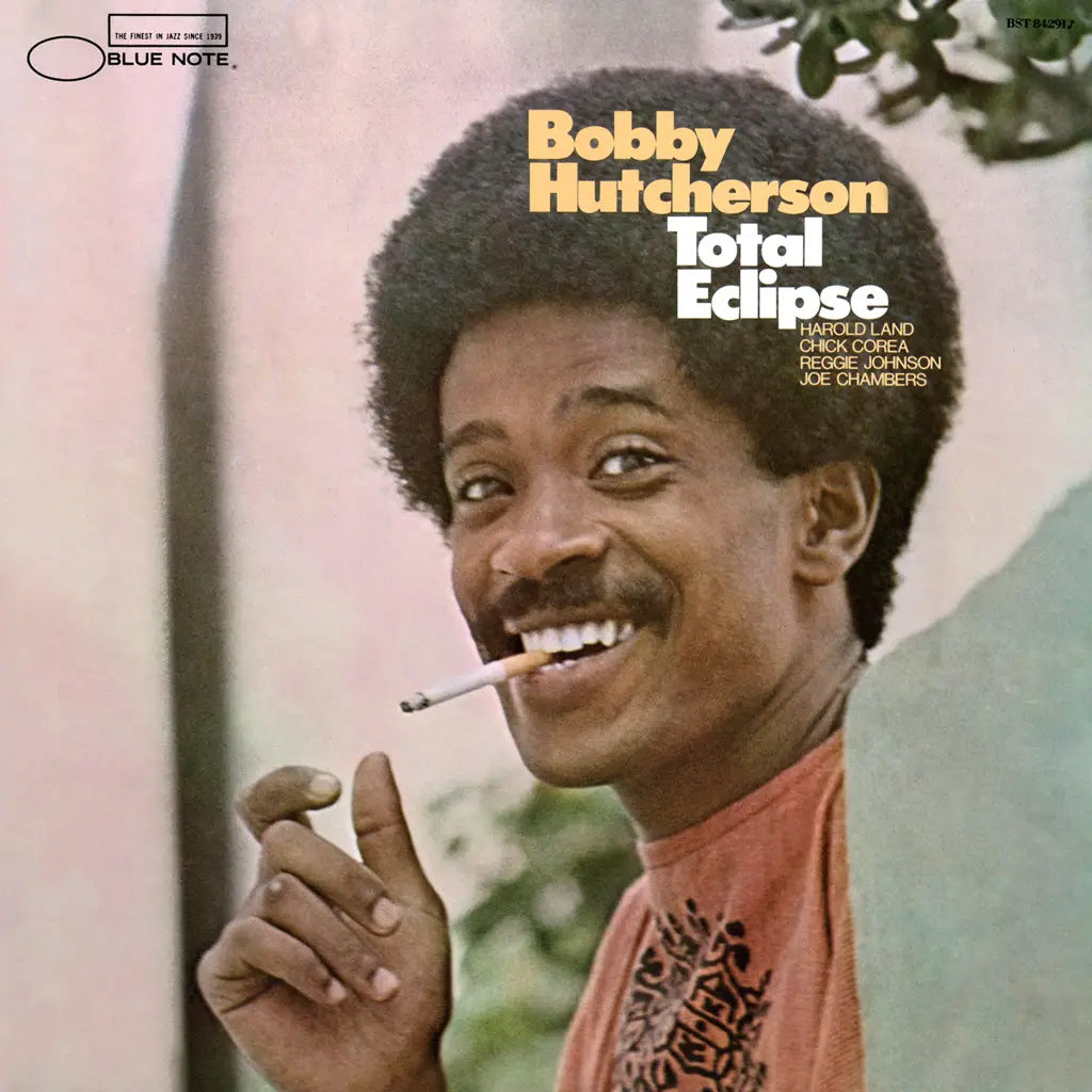 CD case featuring Bobby Hutcherson's "Total Eclipse" album artwork.