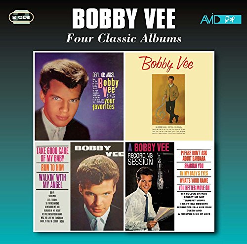 CD cover featuring four album art panels with portraits of singer Bobby Vee.