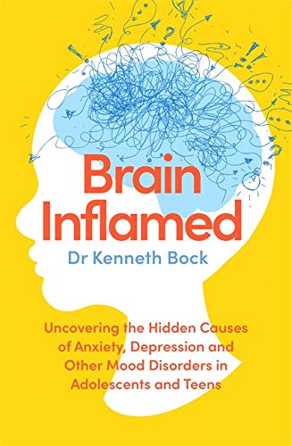 Book cover: a yellow background with a blue head silhouette and red text.