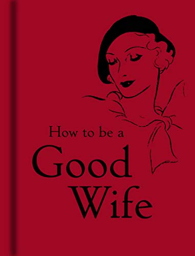 Book cover with red background, black line art of a woman, and black text.