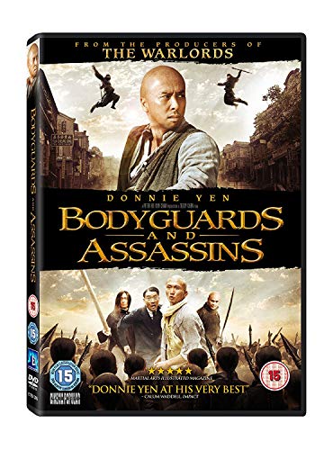 DVD cover for Bodyguards and Assassins featuring Donnie Yen and a group of fighters.