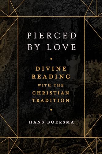 Book cover: “Pierced by Love” with religious imagery and gold accents.