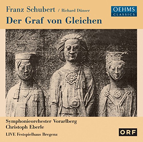 CD cover with three stone statues and yellow background.